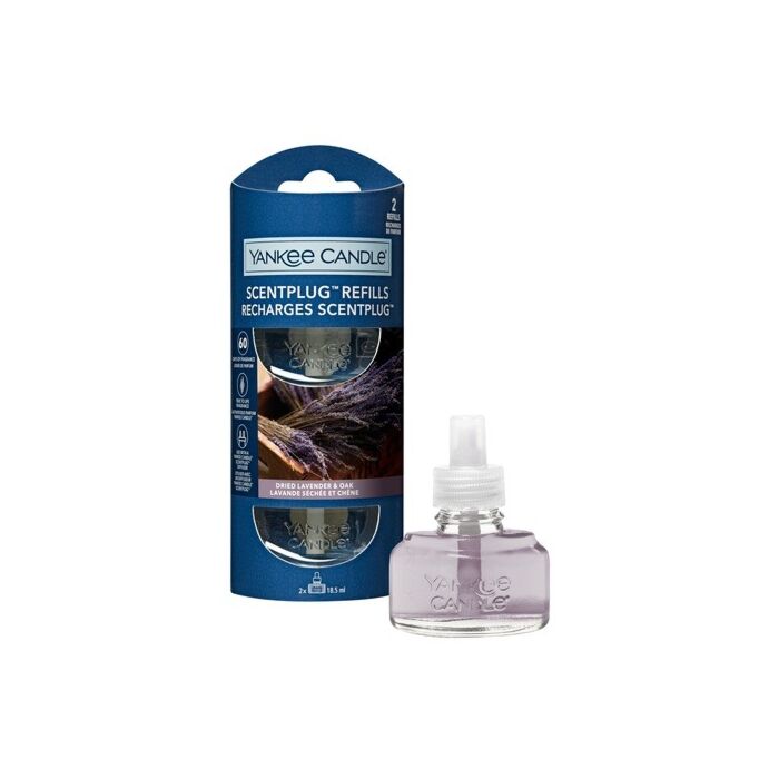 Yankee Candle Dried Lavender & Oak Scent Plug Refill - Twin Pack